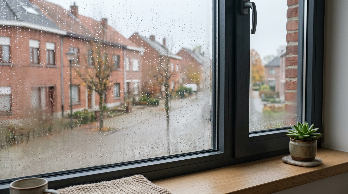 Condensation sur les châssis en Belgique : causes et solutions